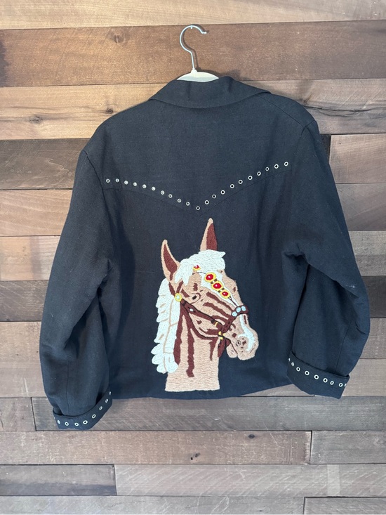 Alix Of Bohemia Jackets & Blazers - Alix Of Bohemia Silk Western Horse Jacket